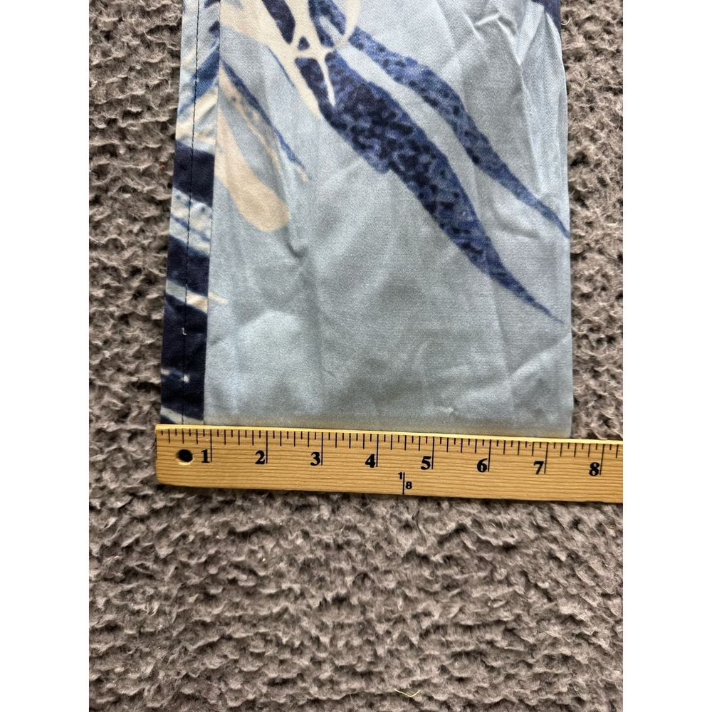 Walter Genuin Abstract All Over Print Cropped Pants Blue Womens Size 26 x 24 - Picture 11 of 12